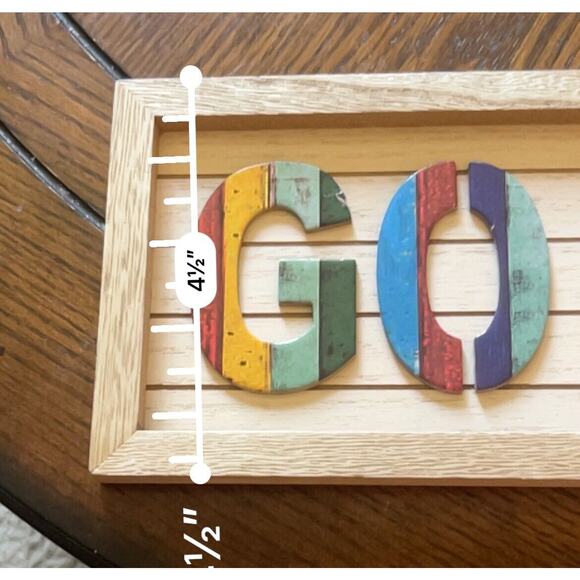 Target “Go Hike ” Wood Wall Sign New - Picture 2 of 3